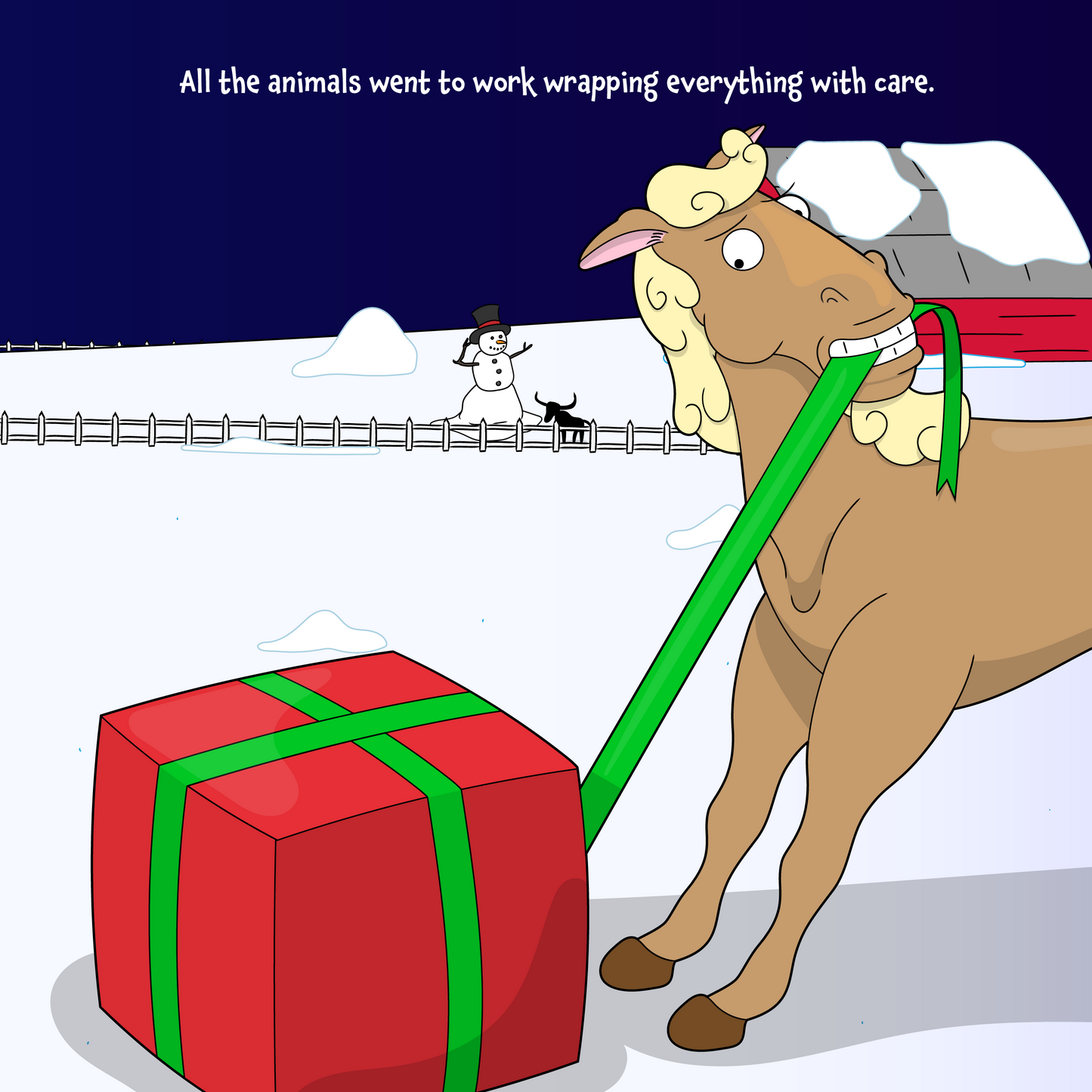 Waffles the Chicken Christmas Kindness