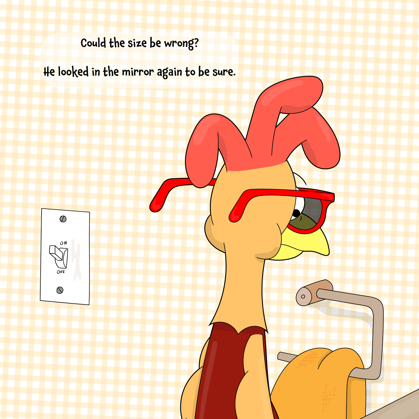 Waffles the Chicken Has Style