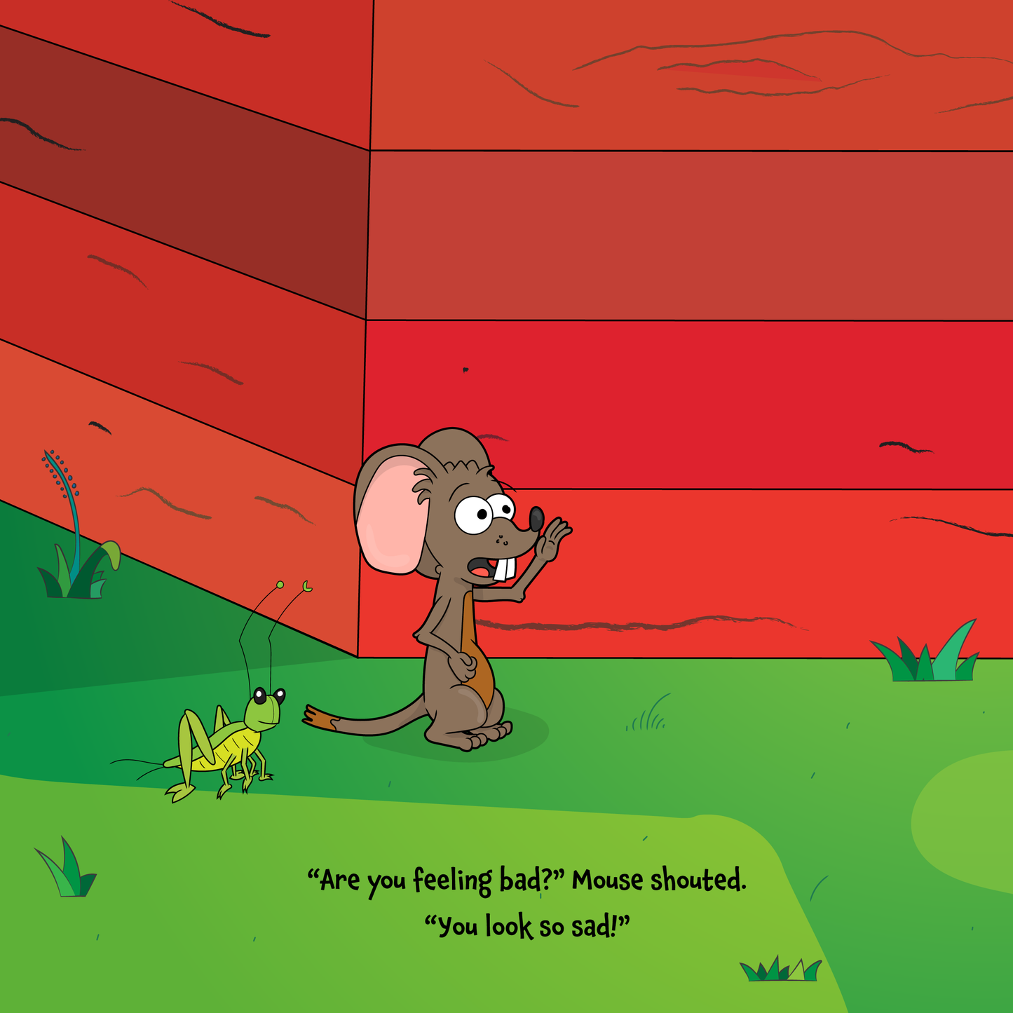 Waffles the Chicken Is Feeling Blue