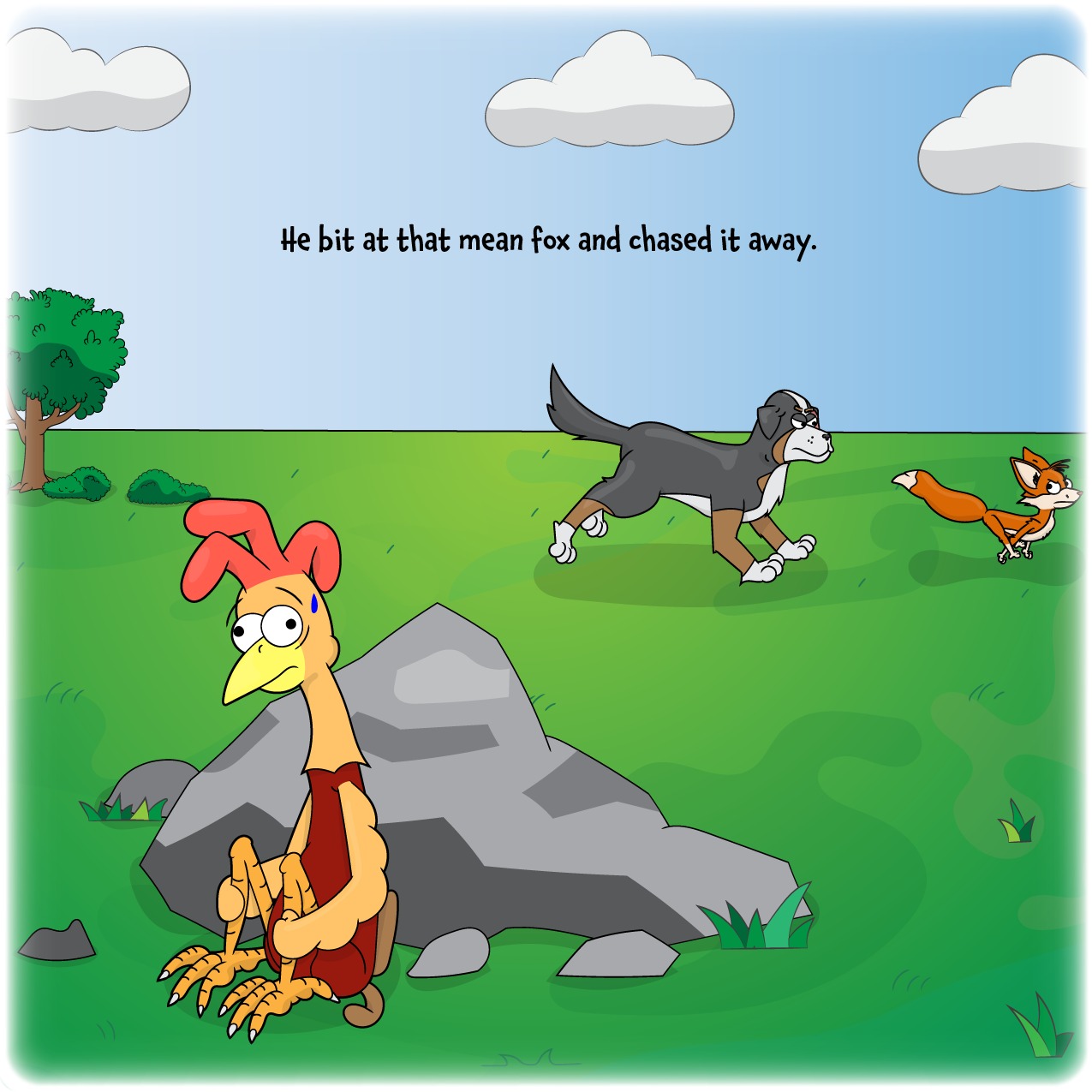 Waffles the Chicken Stranger Danger