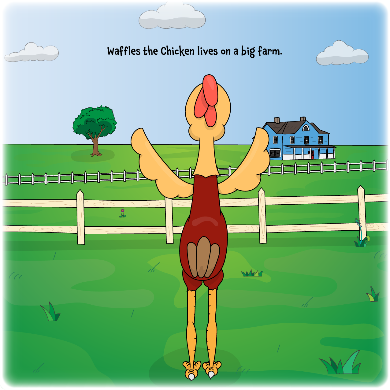 Waffles the Chicken Stranger Danger