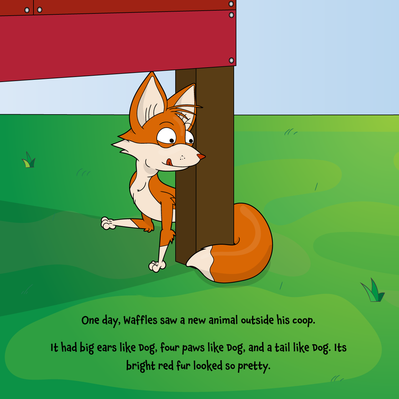 Waffles the Chicken Stranger Danger