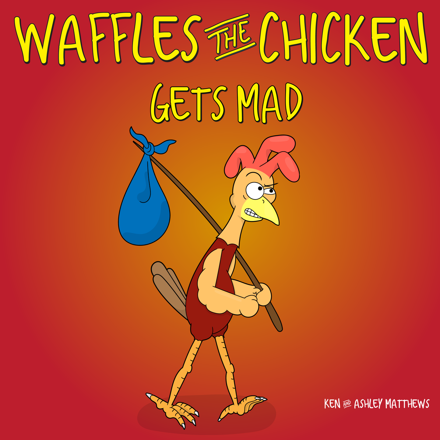 Waffles the Chicken Gets Mad