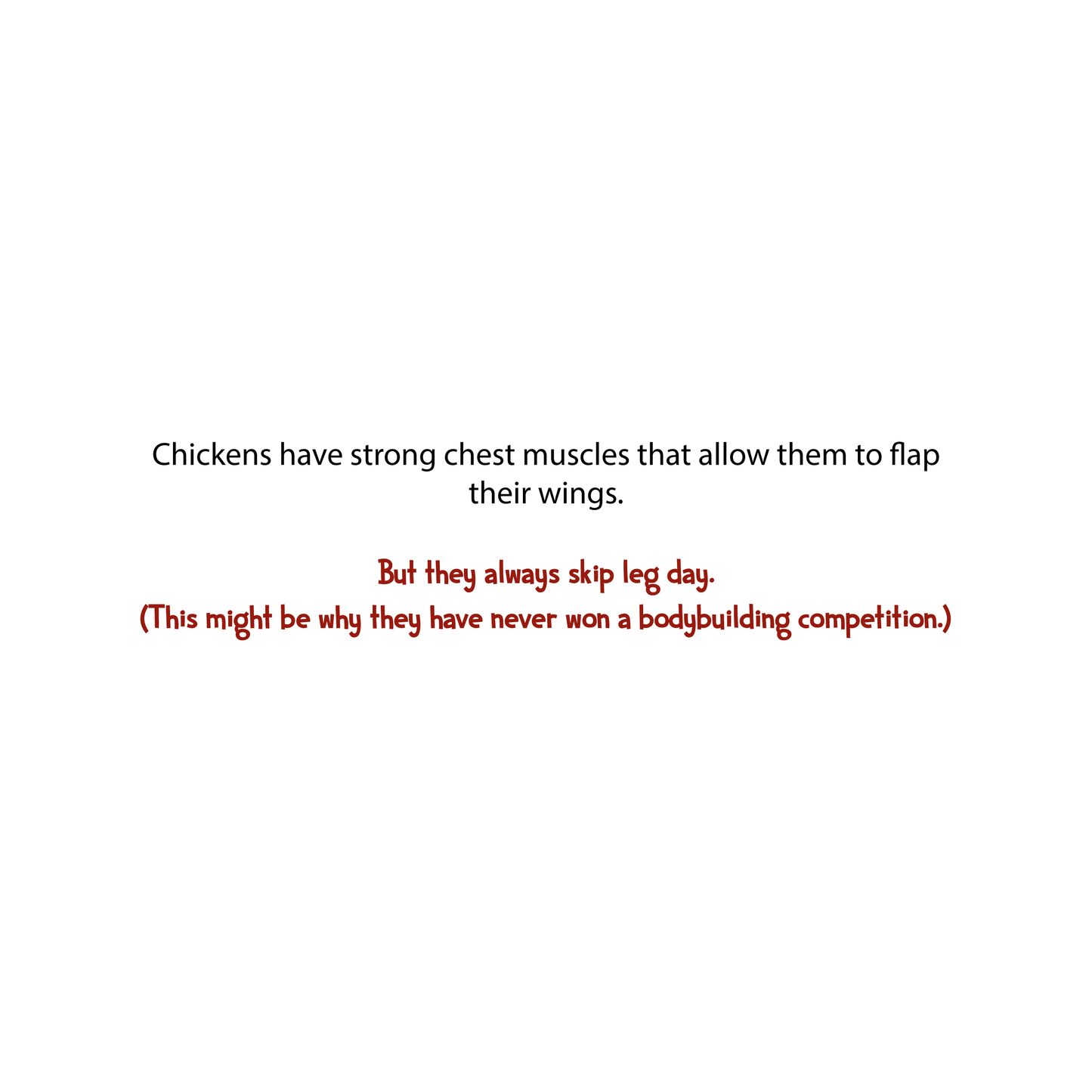 Waffles the Chicken Presents 100% True Facts About Chickens