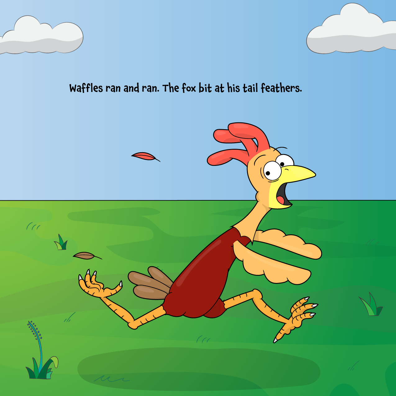 Waffles the Chicken Stranger Danger